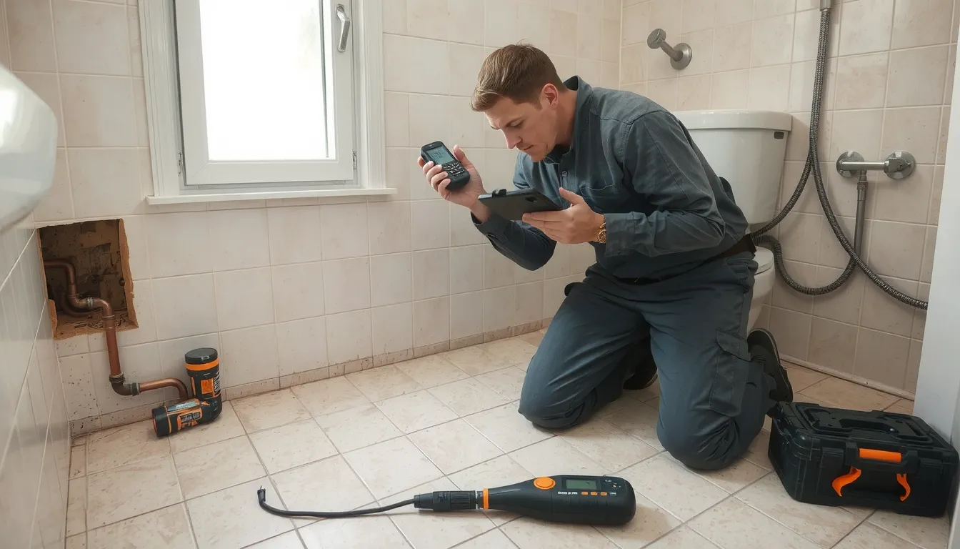 recherche de fuite destructive